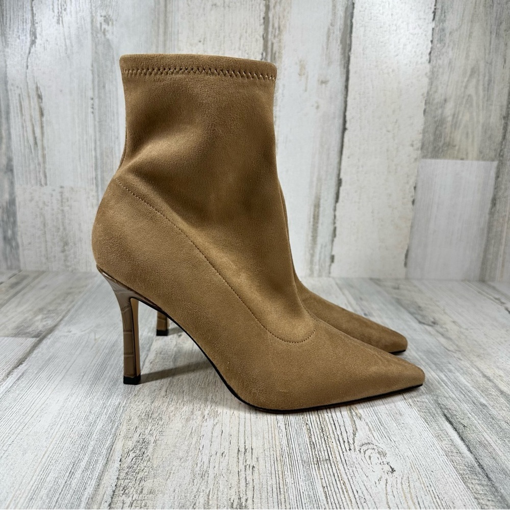 Marc Fisher Bootie Women's 8 Kellen Textile Upper Stiletto Heel Dress Old Money - Picture 5 of 12
